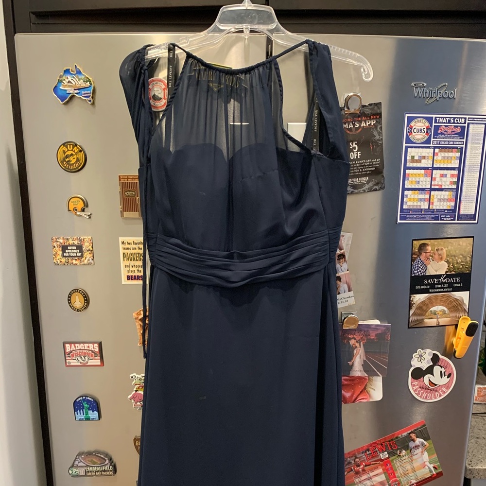 Bill levkoff Navy blue bridesmaid dress